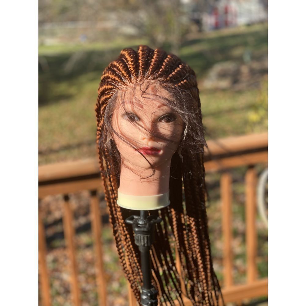 Corn roll braided wig - Picture 3 of 5